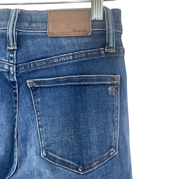 Madewell Blue High-Rise Skinny Jeans with Frayed Hem size 25 style #G7391 - Picture 3 of 11